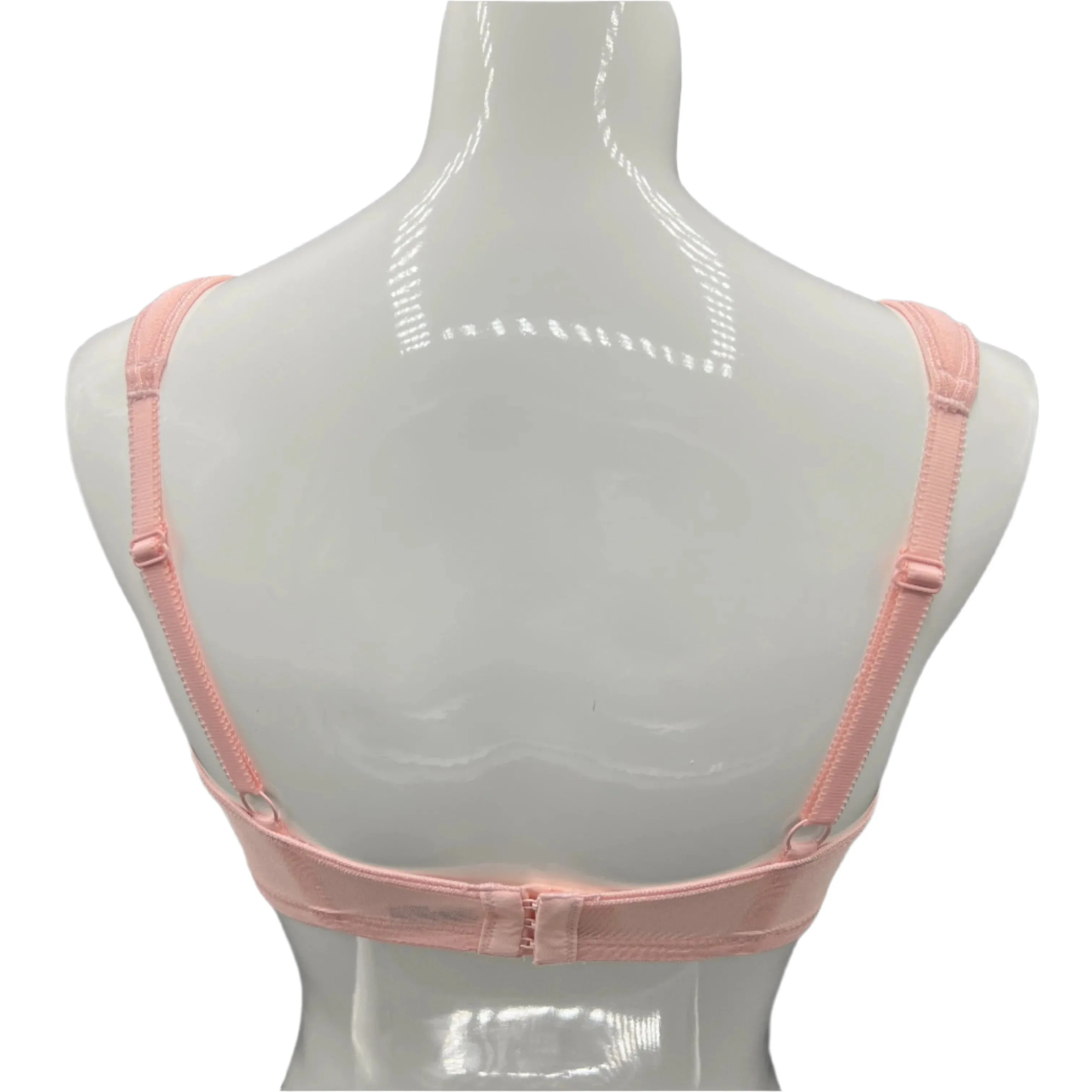 Plus Quattro Support Full-Coverage Wirefree Bra With Side Shaping Panels And Cushioned Straps-QUARTZ PINK