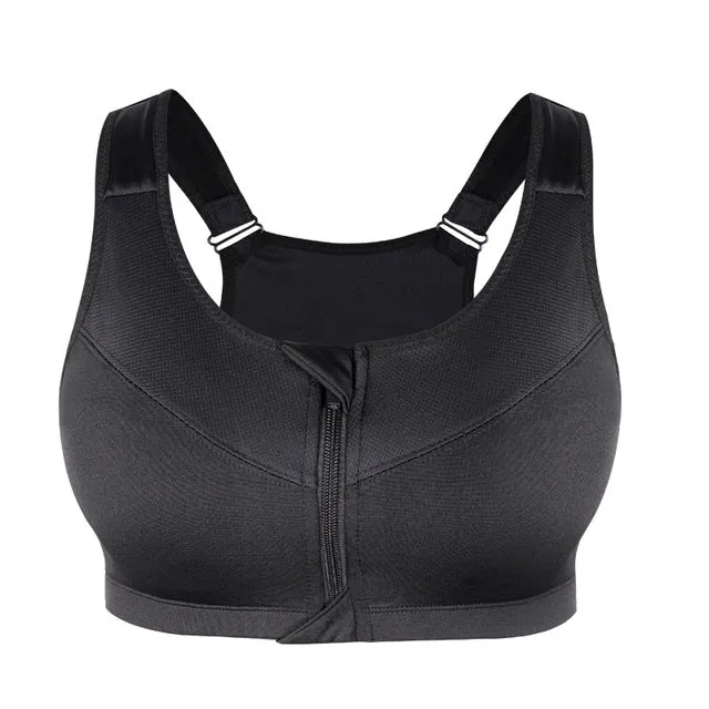 Plus Size Push Up Sport Bra