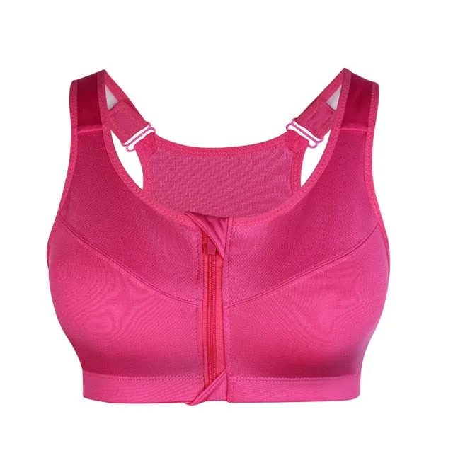 Plus Size Push Up Sport Bra