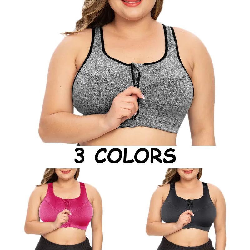 Plus Size Push Up Sport Bra