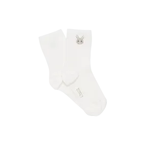 Qell Socks | Bunny | Warm White