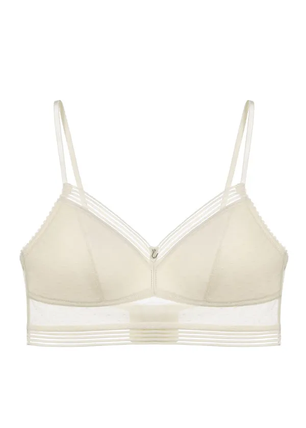 REESE Wireless Soft Mesh Convertible Bralette Bra