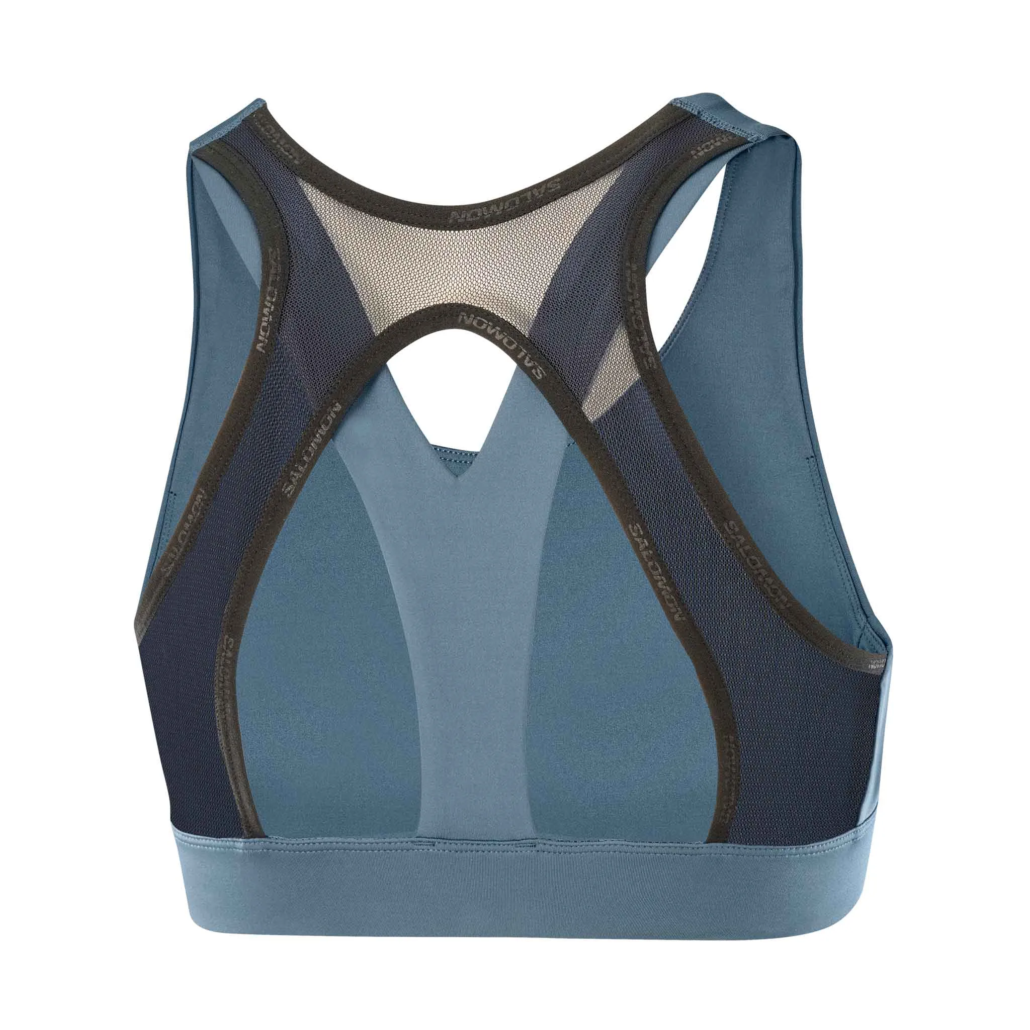 Salomon | Women's Cross Run Sports Bra - Midnight Navy/Deep Black