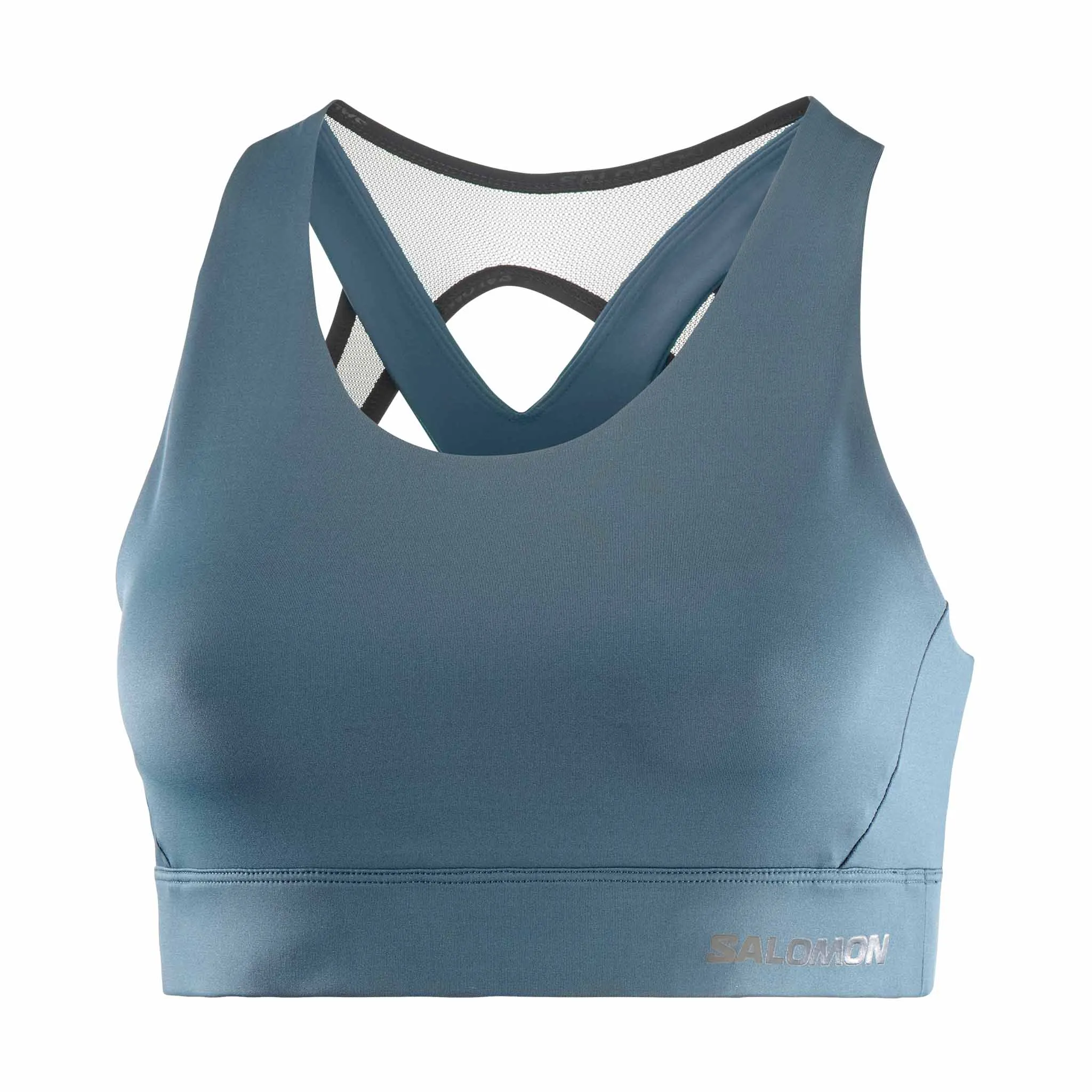 Salomon | Women's Cross Run Sports Bra - Midnight Navy/Deep Black