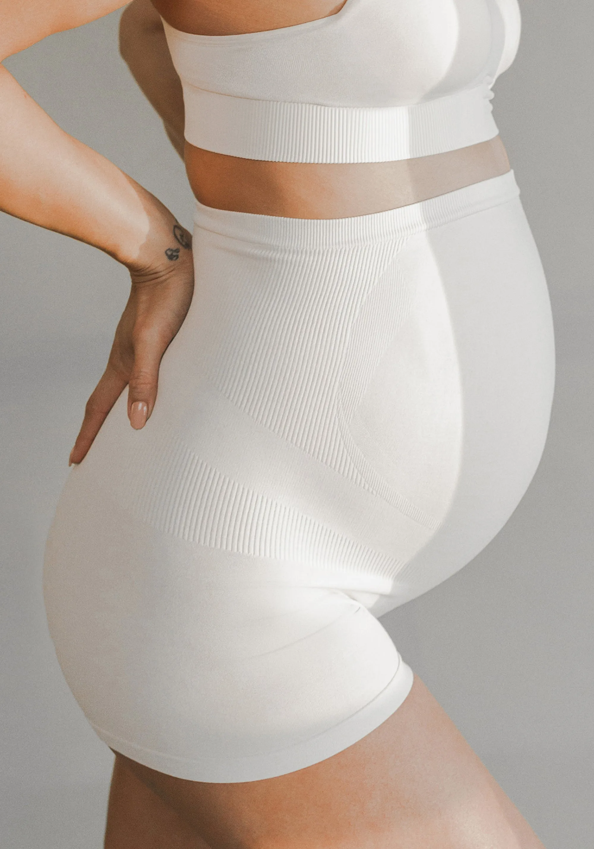 Seamless Maternity Over Belly Support Boyshorts