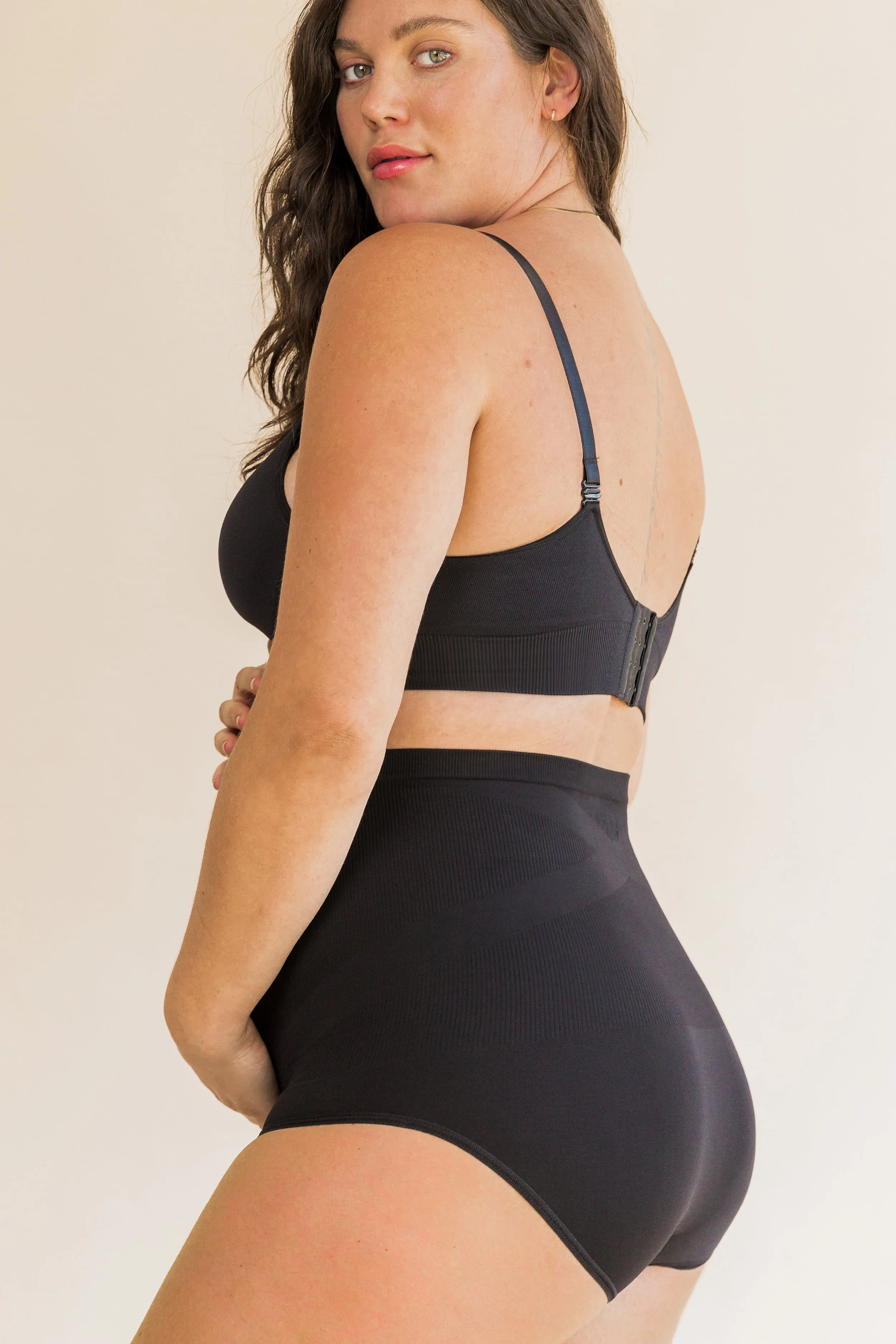 Seamless Maternity Over Belly Support Panties