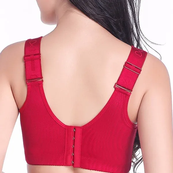 Sexy Deep V Gather Breathable Wireless Full Coverage Bras