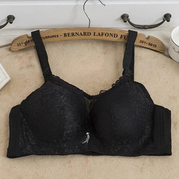 Sexy Lace Push Up Full Coverage Breathable Embroidered Bras