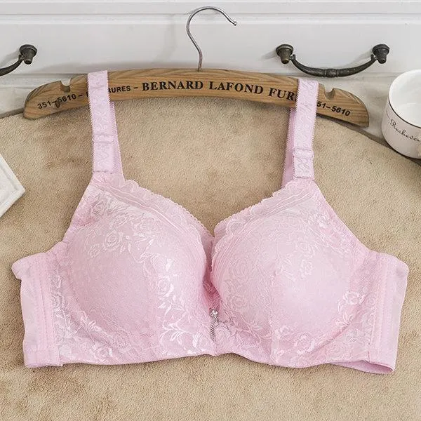 Sexy Lace Push Up Full Coverage Breathable Embroidered Bras