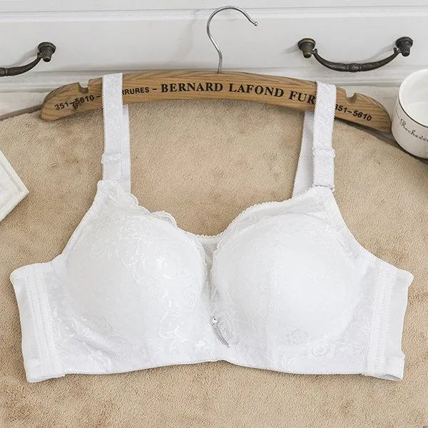 Sexy Lace Push Up Full Coverage Breathable Embroidered Bras