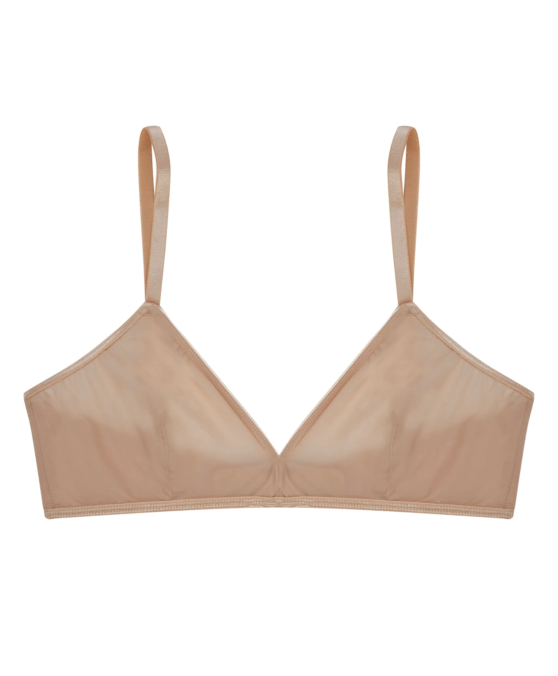 sheer tactel soft bra