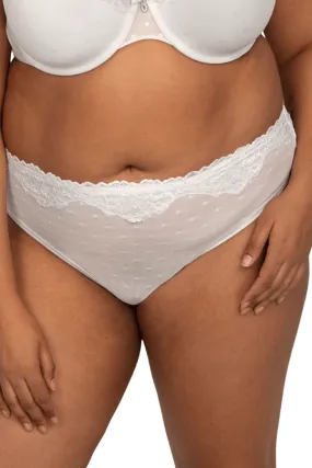 Sheer Whisper High Cut Brief - White