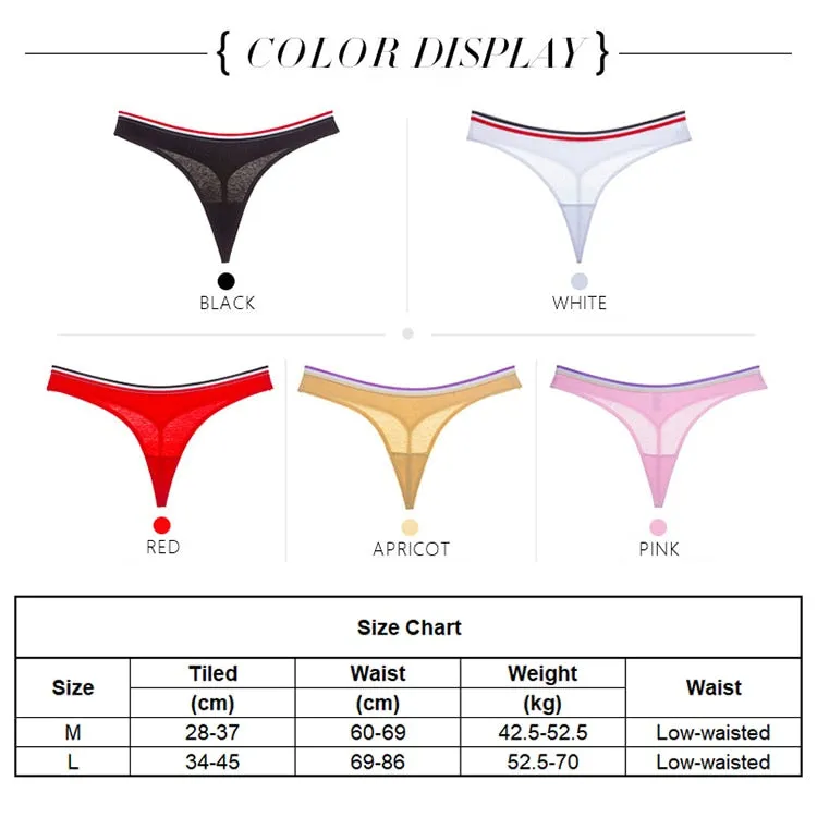 Simple Design Sporty Style Cotton Panties String Thongs Seamless Briefs Lingerie Fashion Soft Underwear Yoga Shorts