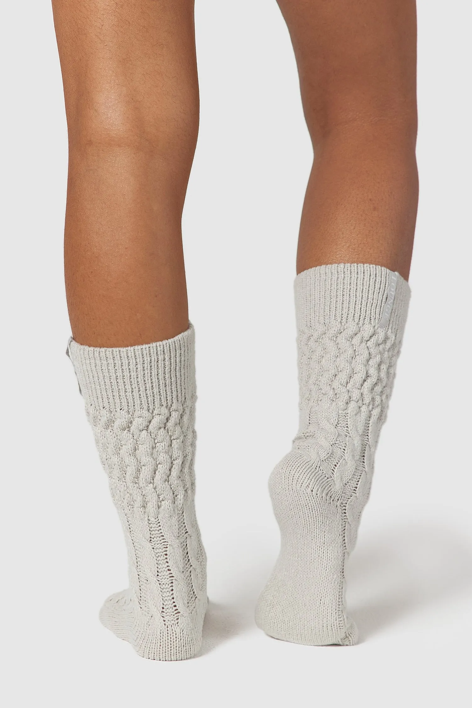 Snug Knitted Socks - Frost