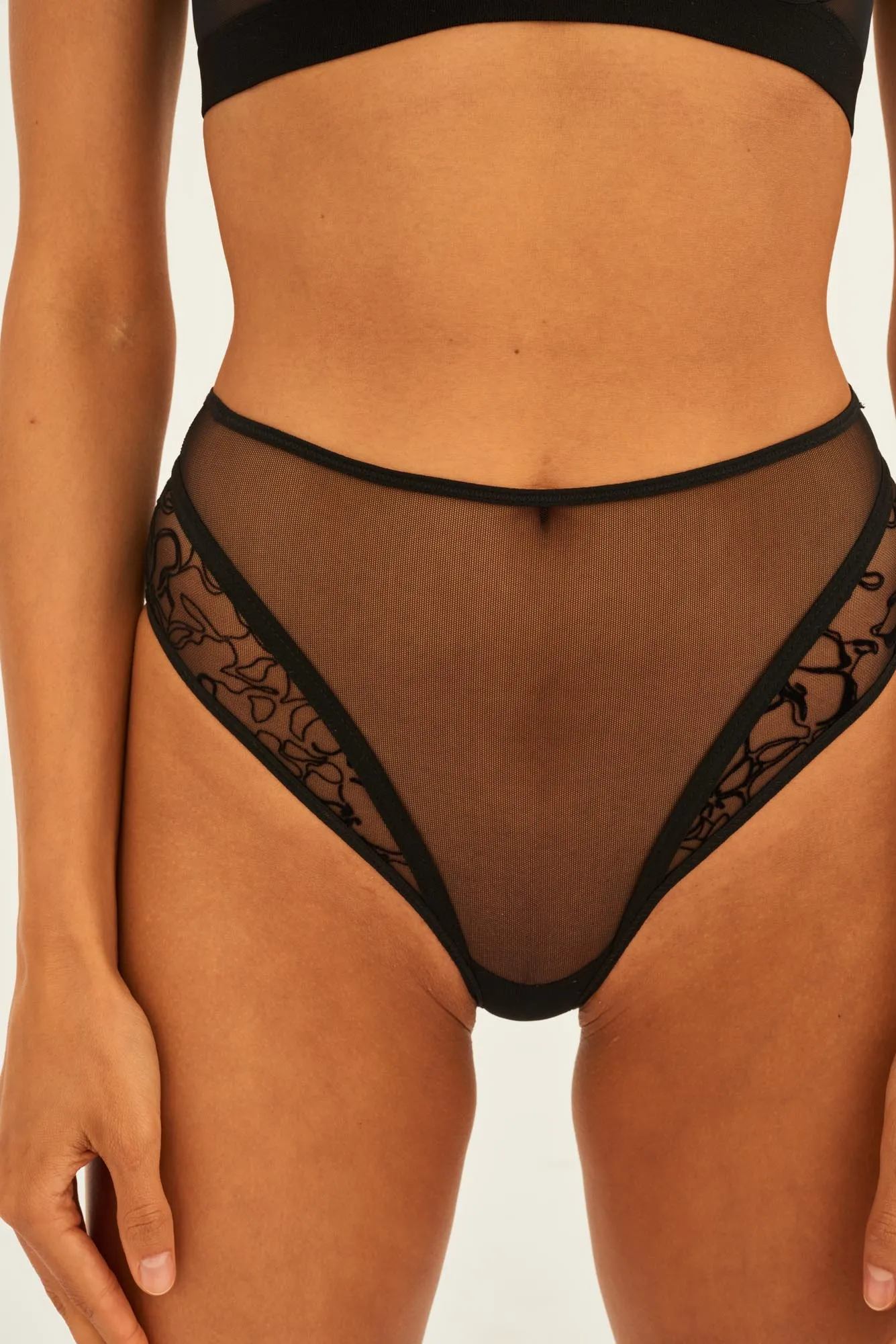 Something Classy Panties Black Lace