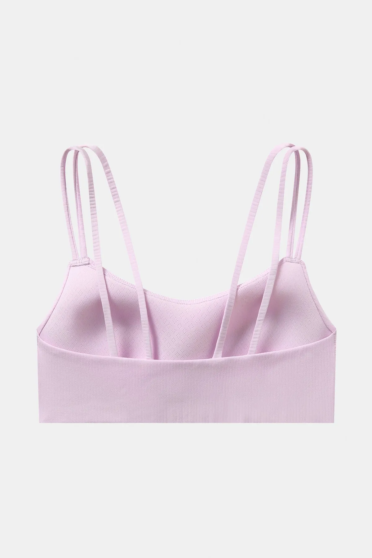 Twisted Dual Strap Seamless Cup Bra