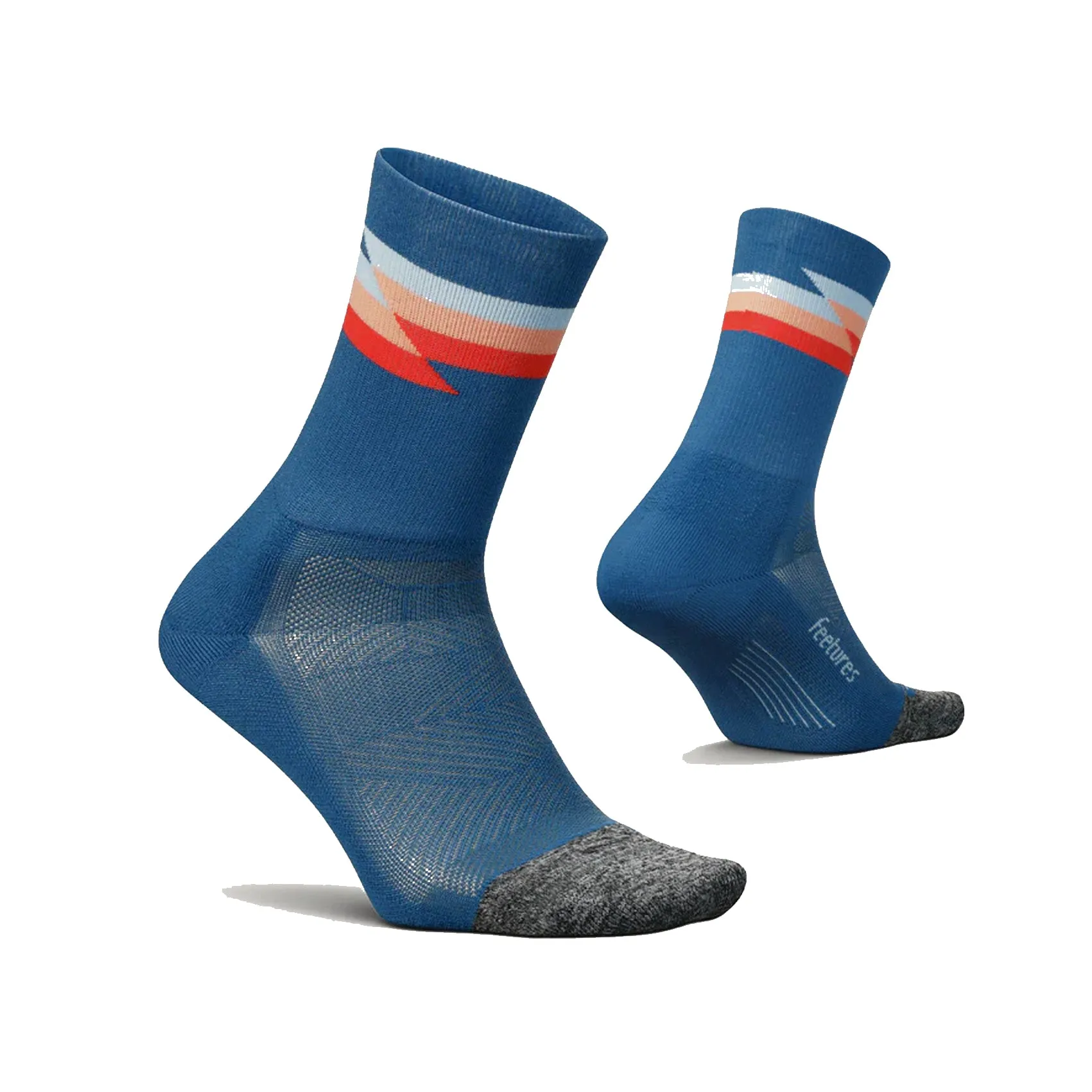 Unisex Feetures Elite Ultra Light Cushion Mini Crew Socks