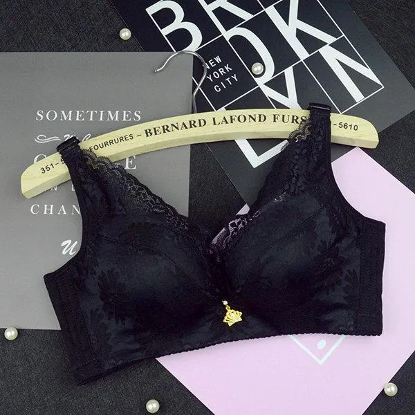 Wire-Free Soft Lace Bras