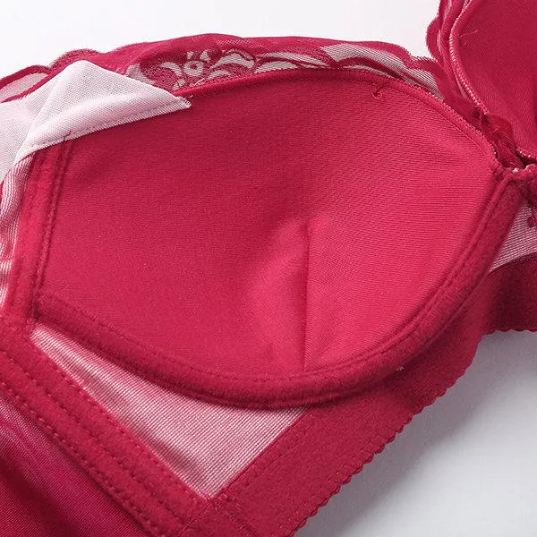 Wireless Breathable Adjustable  Lace Gather Bras