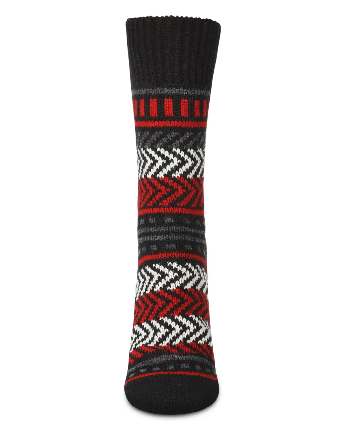 Zag Dash Chunky Knit Boot Socks