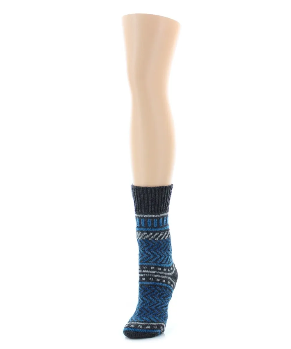 Zag Dash Chunky Knit Boot Socks